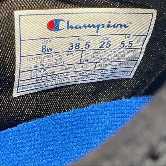 NEW Champion FLARE Cushion Fit Black/White Tie Athletic Shoes; Women’s Size 8 - Picture 2 of 13